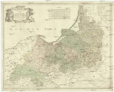 Karte von dem Koenigreiche Preussen