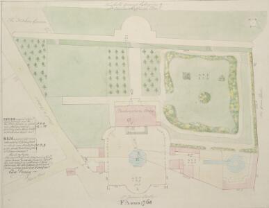 Drawn plan of the freehold ground belonging to Sir Charles Sheffield