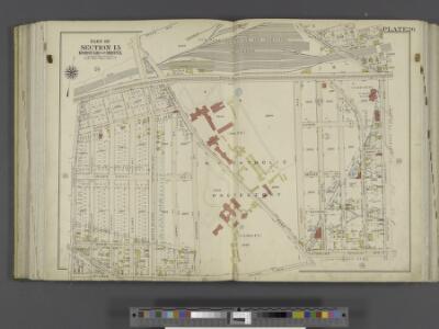 Bronx, V. 3, Double Page Plate No. 26 [Map bounded by West Farms Rd., Castle Hill Ave., McGraw Ave., Beach Ave.] / by George W. and Walter S. Bromley.