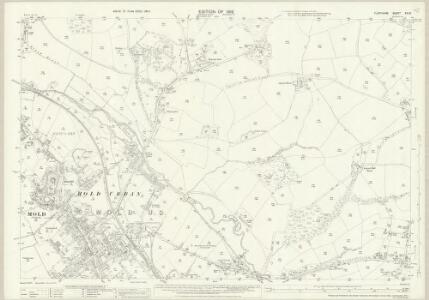 Flintshire XIII.8 (includes: Mold Rural; Mold Urban) - 25 Inch Map