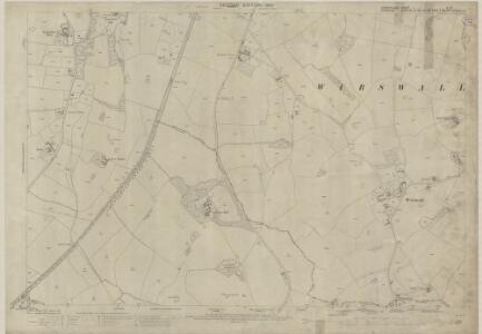 Shropshire I.11 & 12 (includes: Agden; Bradley; Chidlow; Is Coed; Tushingham Cum Grindley; Whitchurch Urban; Wigland; Wirswall) - 25 Inch Map
