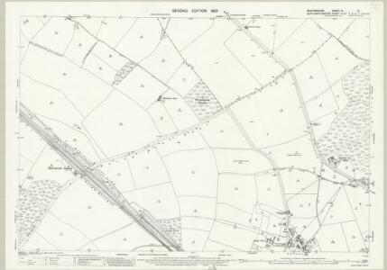 Bedfordshire IV.13 (includes: Knotting and Souldrop; Newton Bromswold; Podington; Rushden; Wymington) - 25 Inch Map
