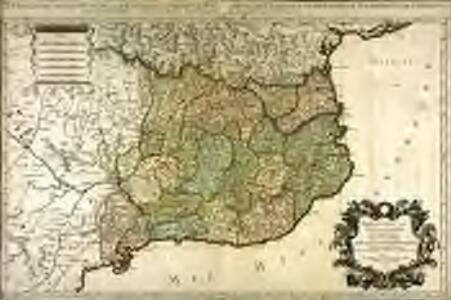 Principauté de Catalogne ou sont compris les comtés de Roussillon et de Cerdagne
