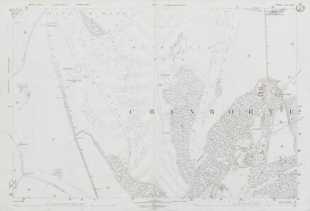 Wiltshire LXXIV.7 (includes: Berwick St John; Tollard Royal) - 25 Inch Map