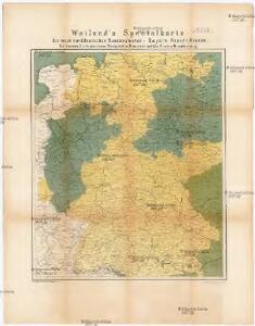 Weiland's Specialkarte der west-norddeutschen Bundesstaaten