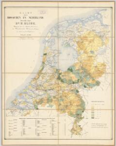 Kaart der bosschen in Nederland / bewerkt door H. Blink ; uitgegeven door de afdeeling Amsterdam der Nederlandsche Heidemaatschappij, met subsidie van het hoofdbestuur