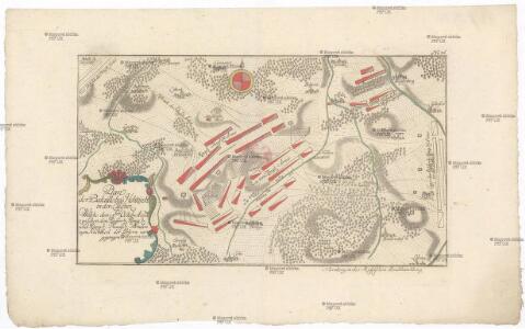 Plan der Bataille bey Hochkirch in der Lausniz, welche den 14.ten Octobr. A. 1758 zwischen den kayser. könig. und könig. preussi. Arméen zum Nachtheil der leztern vorgegangen