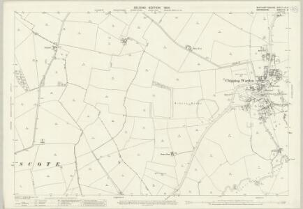 Northamptonshire LIV.6 (includes: Aston Le Walls; Chipping Warden; Edgcote; Prescote; Wardington) - 25 Inch Map
