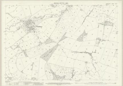 Shropshire LXX.10 (includes: Clunbury; Clungunford; Hopesay) - 25 Inch Map
