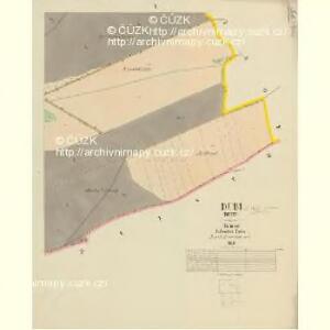 Dubi (Duby) - c1591-1-004 - Kaiserpflichtexemplar der Landkarten des stabilen Katasters