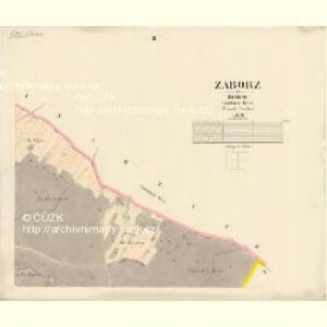 Zaborz - c9015-1-002 - Kaiserpflichtexemplar der Landkarten des stabilen Katasters