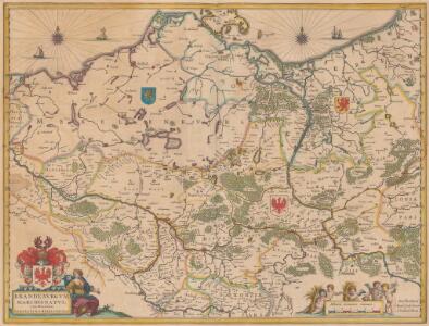 Brandeburgum Marchionatus, cum Ducatibus Pomeraniae et Mekelenburgi. [Karte], in: Novus Atlas, das ist, Weltbeschreibung, Bd. 1, S. 99.