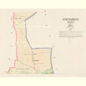 Semenkowitz - c6827-1-002 - Kaiserpflichtexemplar der Landkarten des stabilen Katasters
