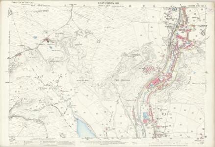 Lancashire LXXX.4 (includes: Bacup; Whitworth) - 25 Inch Map