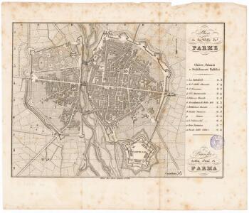 Pianta della città di Parma = plan de la ville de Parme