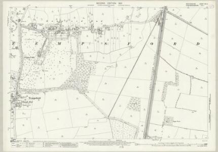 Bedfordshire XIII.5 (includes: Everton; Gamlingay; Roxton; Tempsford; Tetworth) - 25 Inch Map