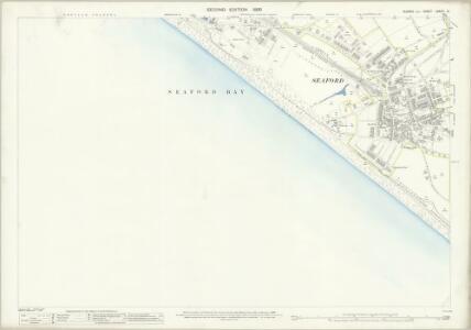 Sussex LXXVIII.12 (includes: East Blatchington; Seaford) - 25 Inch Map