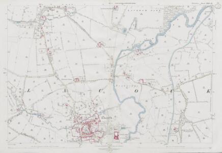 Wiltshire XXVI.10 (includes: Lacock; Pewsham) - 25 Inch Map