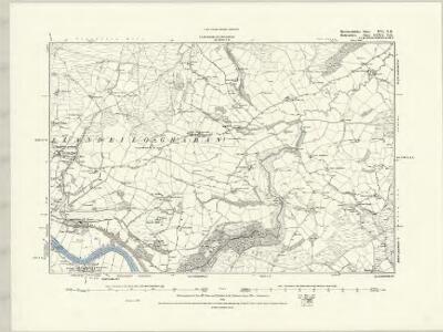 Brecknockshire XVI.NW - OS Six-Inch Map