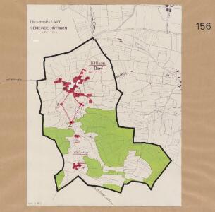 Hüttikon: Definition der Siedlungen für die eidgenössische Volkszählung am 01.12.1960; Siedlungskarte Nr. 156