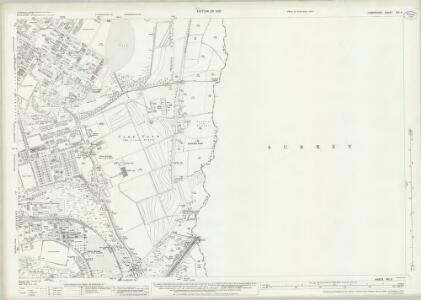 Hampshire and Isle of Wight XXI.6 (includes: Aldershot; Ash and Normandy; Farnborough) - 25 Inch Map