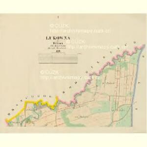 Lukowna - c4316-1-001 - Kaiserpflichtexemplar der Landkarten des stabilen Katasters