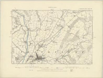 Carmarthenshire XVII.NE - OS Six-Inch Map