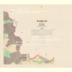 Worlow - c5514-1-004 - Kaiserpflichtexemplar der Landkarten des stabilen Katasters
