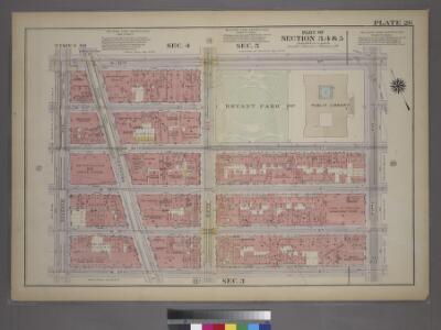 Plate 26, Part of Sections 3,4&5: [Bounded by W. 42nd Street, Fifth Avenue, W. 37th Street and Seventh Avenue.]
