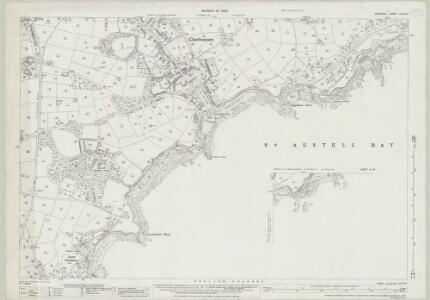 Cornwall LI.9 & 10 (includes: St Austell) - 25 Inch Map