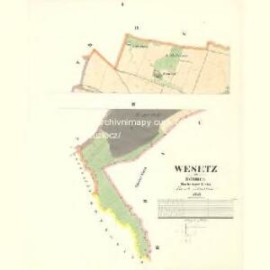 Wesetz - c8497-1-001 - Kaiserpflichtexemplar der Landkarten des stabilen Katasters