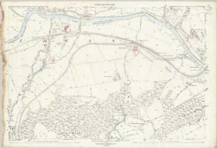 Shropshire XLIII.13 (includes: Benthall; Buildwas; Madeley; Much Wenlock) - 25 Inch Map