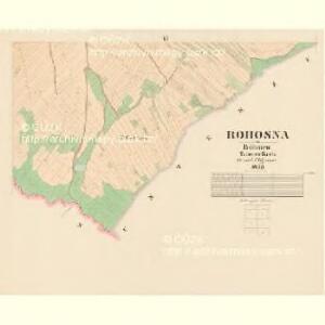 Rohosna - c6505-1-006 - Kaiserpflichtexemplar der Landkarten des stabilen Katasters