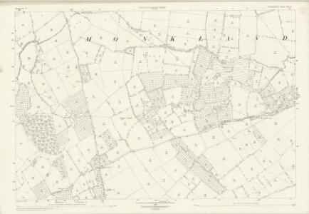 Herefordshire XIX.1 (includes: Eardisland; Monkland; Stretford) - 25 Inch Map