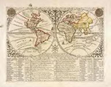 Mappemonde ou description generale du globe terrestre