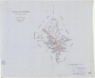 Mapa planimètric de les Borges del Camp