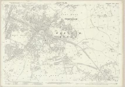 Denbighshire XXVIII.12 (includes: Marchwiail; Wrexham Regis) - 25 Inch Map