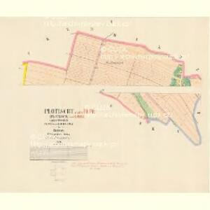 Plotischt (Plotisste) - c5843-1-001 - Kaiserpflichtexemplar der Landkarten des stabilen Katasters