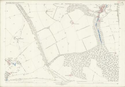 Worcestershire LVII.12 (includes: Blockley; Bourton on the Hill) - 25 Inch Map