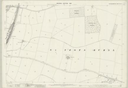 Huntingdonshire XXV.12 (includes: St Neots Rural; St Neots) - 25 Inch Map