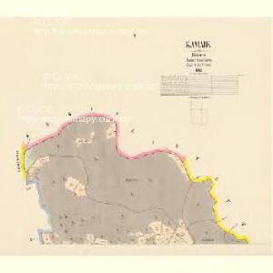 Kamaik - c3032-1-001 - Kaiserpflichtexemplar der Landkarten des stabilen Katasters