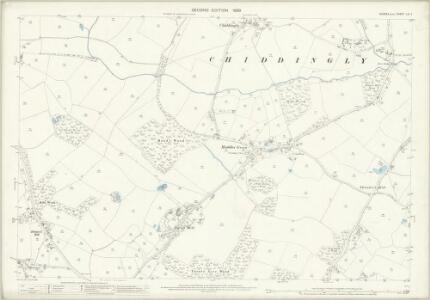 Sussex LV.7 (includes: Chiddingly) - 25 Inch Map