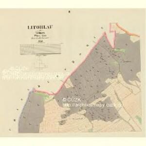 Litohlau - c4164-1-002 - Kaiserpflichtexemplar der Landkarten des stabilen Katasters