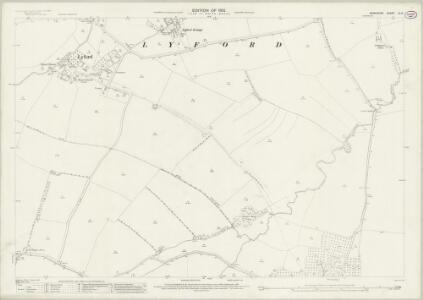 Berkshire IX.14 (includes: Charney Bassett; East Hanney; Garford; Lyford; West Hanney) - 25 Inch Map
