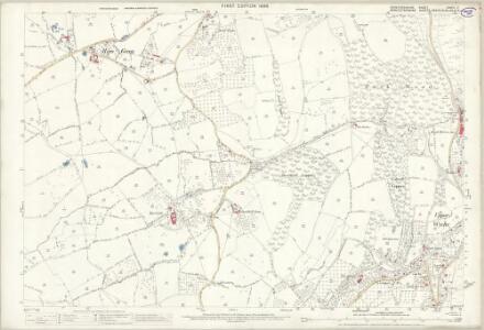 Herefordshire XXXVI.2 (includes: Colwall; Great Malvern; Malvern Wells; Mathon; West Malvern) - 25 Inch Map