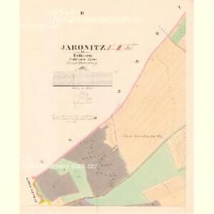 Jaronitz - c2772-1-002 - Kaiserpflichtexemplar der Landkarten des stabilen Katasters