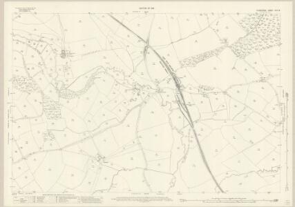 Glamorgan XLV.12 (includes: Flemingston; Llancarfan; Llantriddyd; St Hilary; St Mary Church) - 25 Inch Map