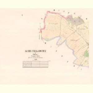 Schetiegowitz - c7720-1-001 - Kaiserpflichtexemplar der Landkarten des stabilen Katasters