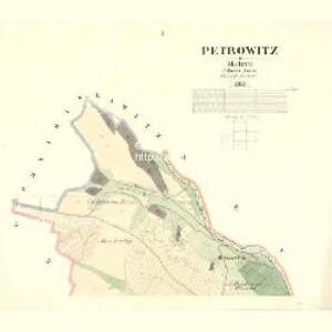 Petrowitz - m2268-1-001 - Kaiserpflichtexemplar der Landkarten des stabilen Katasters