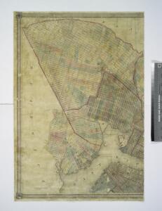 Map of the city of Brooklyn, as laid out by commissioners, and confirmed by acts of the Legislature of the state of New York : made from actual surveys, the farm lines and names of original owners, being accurately drawn from authentic sources, contai...